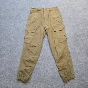 Rag Bone Pants Womens Size 26 Green Cargo Joggers Zippers Army Military Casual - Picture 1 of 11
