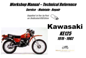 Kawasaki KE125 KE 125 Service Repair Workshop Manual USB 1976 - 1982 - Picture 1 of 9