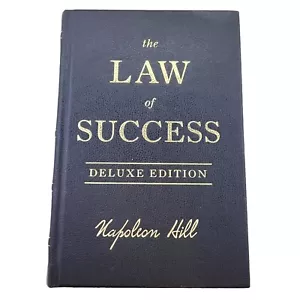 The Law of Success Deluxe Edition Napoleon Hill Leather Bound Collectible NEW - Picture 1 of 5