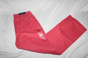 Polo Ralph Lauren Mens Red Cotton Classic Flat-Front Chino Pants NWT 30 x 30 - Picture 1 of 3