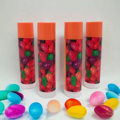 QTY 4 (four) 2003 Avon EASTER LIP BALM ‘ORANGE’ 0.15 Oz. each DISCONTINUED VHTF - Imagem 1 de 4