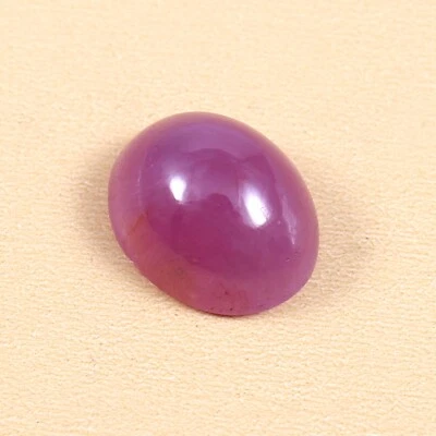 2.40 CT - Natural CERTIFIED Mozambique Ruby Oval Cabochon Loose Gemstone 8x6 MM - Image 1 of 3