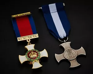 Medallas militares Isabel II. Orden de Servicio Distinguido, Cruz. DSO DSC ERII - Imagen 1 de 12