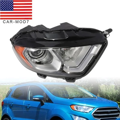 LED DRL Headlight Passenger Side for 2018-2022 Ford EcoSport Halogen Bulbs Foto 1 de 4