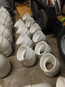 Charlotte 321-10 32110 10in 45 Degree PVC Pipe Elbow DWV - Picture 1 of 3