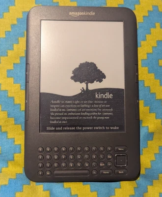 Amazon Kindle Keyboard WiFi + 3G - Graphite - 4GB - 3rd Generation eReader - Image 1 of 4