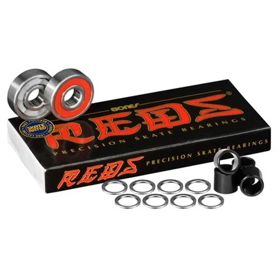 Подшипники для скейтборда с прокладками и шайбами упаковка 8 шт. - высокопроизводительные - Изображение 1 из 2