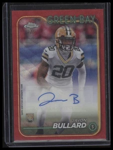 Javon Bullard 2024 Topps Chrome #RA-JBU RC Auto Red Wave Ref Green Bay Packers - Picture 1 of 2