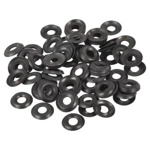 100Pcs Cup Washer Countersunk, Iron Black (M5 ID x 14mm OD x 2mm Thick) - Picture 1 of 6