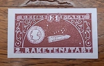 30 - Luftpost Raketenpost 3 Mark * Deutscher Raketenflug - Bild 1 von 2