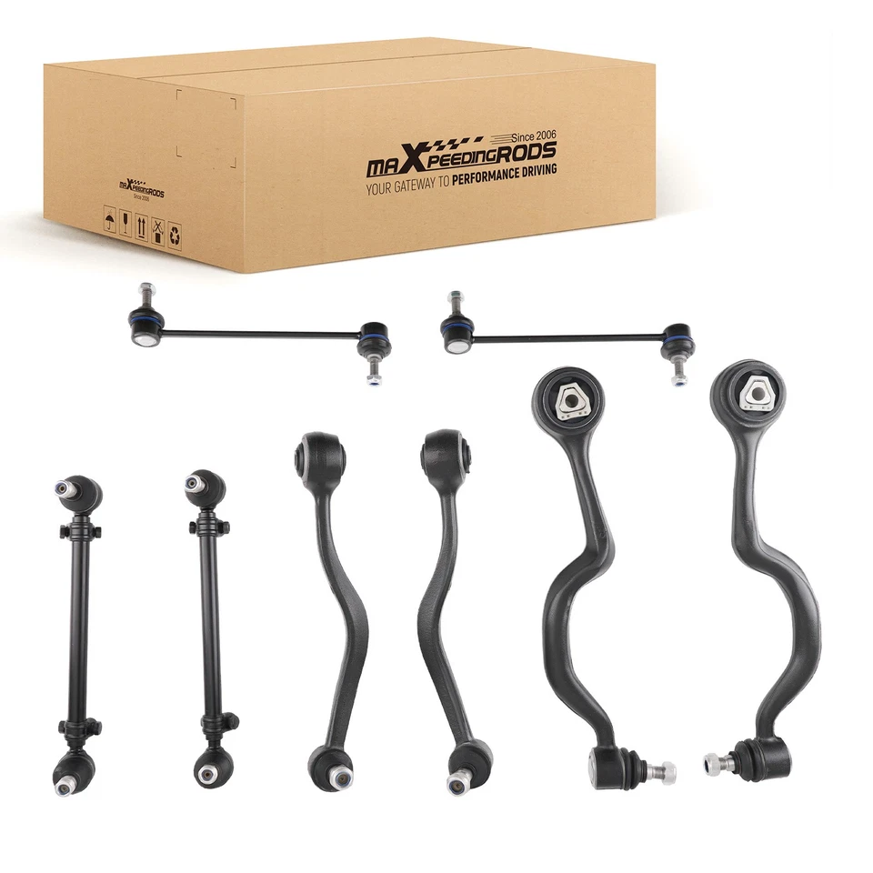 8 STÜCK QUERLENKER VORNE UNTEN+OBEN FOR BMW 5ER E28 E34 518 520 6ER E24 7ER E32 - Bild 1 von 4