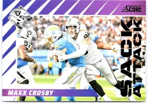 Maxx Crosby Score sports #4 Football Las Vegas Raiders - Picture 1 of 2