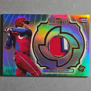 2013 Topps Tribute WBC Game Used 3clr Patch Frederich Cepeda Cuba RC SSP #d/35 - Picture 1 of 2