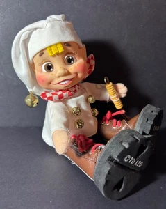 VTG Possible Dreams PD Pixies Elves Christmas  Sitting Chef Baker - Picture 1 of 12