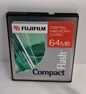 Fujifilm 64MB Compact Flash Memory Card -   fully tested - Image 1 of 2