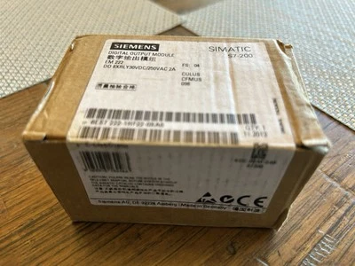 NEW SEALED Siemens 6ES7 222-1HF22-0XA0 Simatic S7-200 Relay Module 30VDC/250VAC - Image 1 of 3