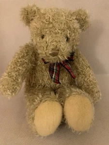 Gund Teddy Bear Tartan Bow Soft Plush Toy 16” - Picture 1 of 3