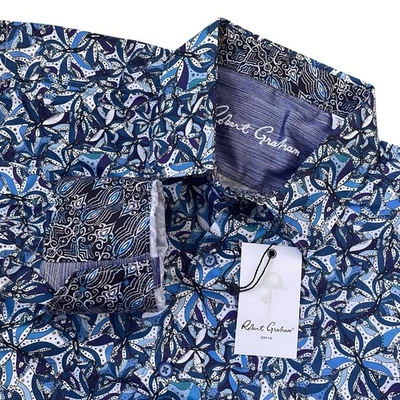 Robert Graham Chapman Print Long Sleeve Shirt Size XL $198 - Image 1 of 4