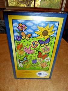 Whimsey Wooden Jigsaw Puzzle, 100 PC., Spring has Sprung " NEW SEALED - Picture 1 of 3