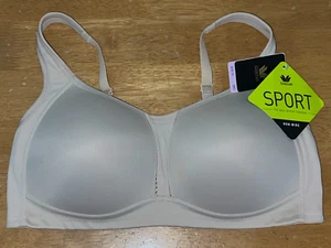 New WACOAL 856114 Clear Comfort Contour Wire Free Sports Bra 38D Nude NWT - Picture 1 of 4