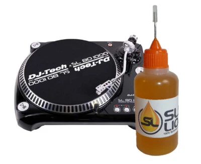 Slick Liquid Lube Bearings 100% Synthetic Oil for D-J Tech or Any Turntable - Image 1 of 4