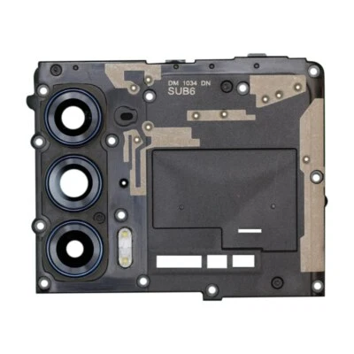 Top Housing Bracket with Glass Camera Lens for Motorola Edge 5G 2021 Genuine OEM - Image 1 of 2