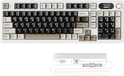 ATTACK SHARK X98PRO Mechanical Wireless Gaming Keyboard LED Color Display Number - Image 1 of 4