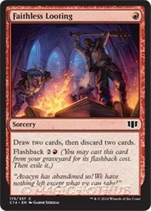 MTG - FAITHLESS LOOTING - Commander 2014 (C) - Picture 1 of 1