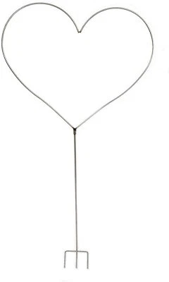 Metall Herz oder Stern Deko Durchmesser 40 - 60 - 80 - 100 - 120 - 140 Hochzeit