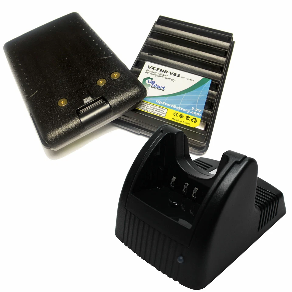 2x Battery charger eu Adapter For Yaesu Vertex Fnb-83 Vx-417 Vx-110 Vx-410