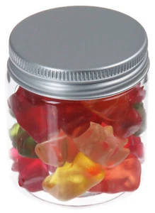 75 ml PET Tiegel transparent mit Alu-Deckel 10 Stück Döschen Kunststoff Dose - Bild 1 von 1