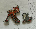 Bambi Thumper on flowers set of 2  Disney Trading Pin