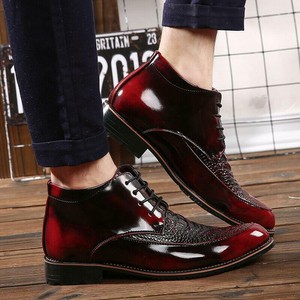 Mens Pointed Casual Ankle Boot Leather Lace Up Dress Business Shoes new 