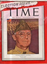 1944 Time November 13 Stilwell; China in Crisis - Mao's plan; Athens Liberation