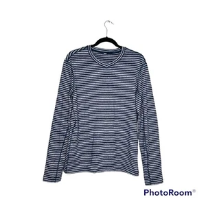 Lululemon Speed Rulu Long Sleeve Men’s Blue Stripe Size Medium - Picture 1 of 13