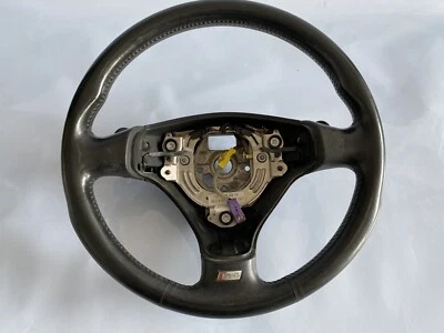 2004 2005 AUDI S4 B6 - 3-SPOKE LEATHER SPORT STEERING WHEEL WITH THE SHIFT PEDAL - Image 1 of 4