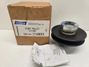 NEW IN BOX! LOVEJOY 5/8" BORE VARIABLE SPEED PULLEY 21407 21089 685144 - Picture 1 of 3