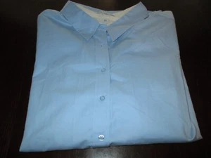 Port Authority LW100 Ladies Long Sleeve Carefree 3.3oz Poplin Button Down Shirt - Imagen 1 de 2