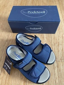 PodoWell Verbandschuhe Jean 11536 Gr. 38 blau 93154/7120121 waschbar - Bild 1 von 9