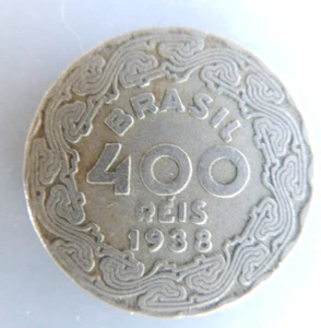 Brazil 400 Reis Coin 1938 - Picture 1 of 4