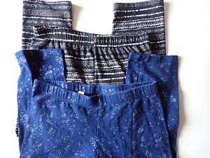Girls Capri Leggings Epic Threads Large Arizona Large 14 Black Blue Lot of 2 - Picture 1 of 22