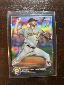 2022 Topps Chrome Ben Baller Zach Thompson RC Rookie Pirates #30