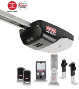 Screw Drive Garage Door Opener Genie Plus 2 HPc Added Wireless Keypad Remotes - Picture 1 of 5