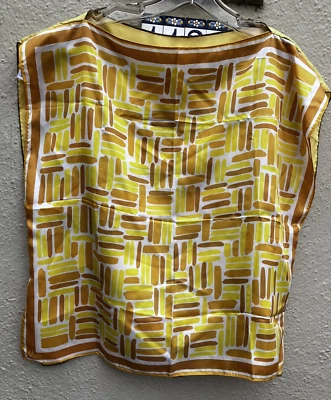 Blusa bufanda Vera Neumann vintage años 60 RARA acetato estimado grande Foto 1 de 4