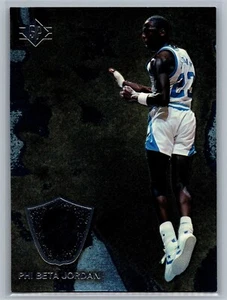 UD SP Phi Beta Jordan 1998 - Michael Jordan #J3 - Salón de la fama casi nuevo-como nuevo *tarjetas de texto* - Imagen 1 de 2