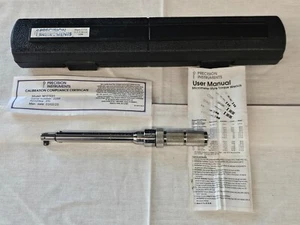 Precision Instruments Micrometer Torque Wrench M1F50H 0-50 in/lbs 1/4" Drive - Picture 1 of 17