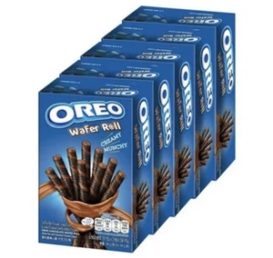 Oreo Wafer Roll Cream Munchy Chocolate size 54G. X 5 Boxes - Picture 1 of 7