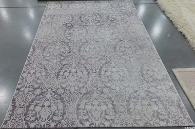 LAVANDER / IVORY 5'-1" x 7'-7" Flaw in Rug, Reduced Price 1172789400 PAS403A-5 - Image 1 of 4