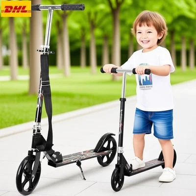 Kinderroller Scooter Cityroller Klappbar Roller Erwachsene Kickrolle Tretroller - Bild 1 von 4