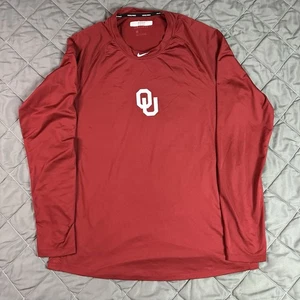 Nike Pro Oklahoma Sooners Shirt Herren Large rot Training Gym Fußball Dri Fit - Bild 1 von 7